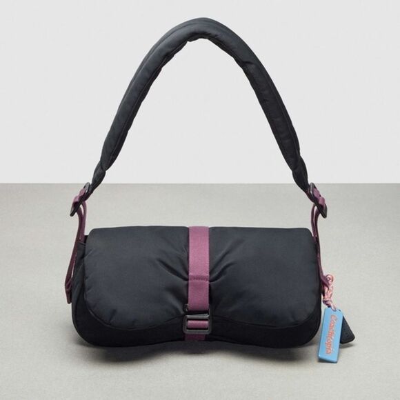 Coach Handbags - NWT Coach Coachtopia Loop Puffy Wavy Dinky Shoulder Bag CQ859 Black